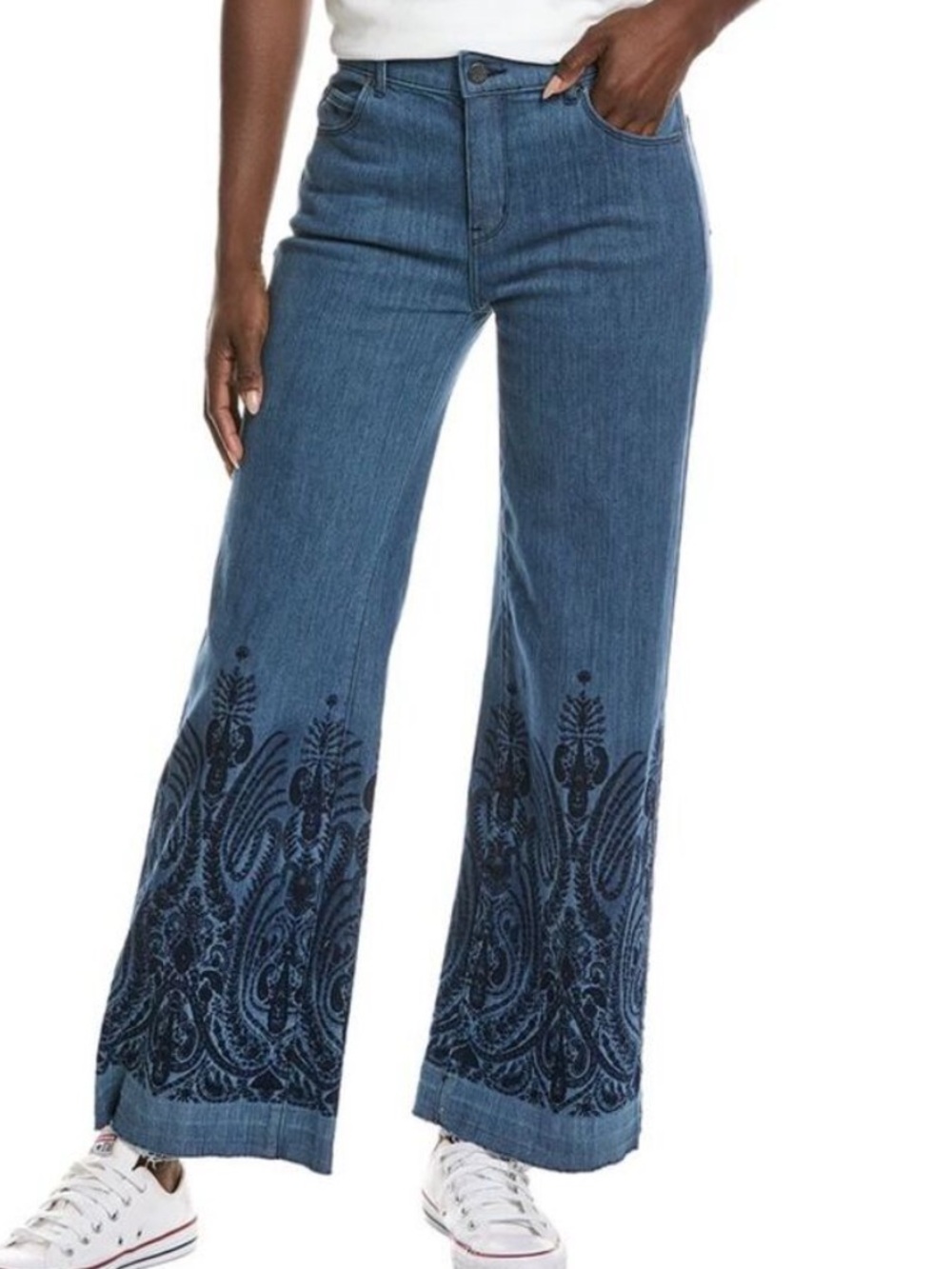 NWT Kobi Halperin Shira Wide-Leg Jeans | Size 24 | Indigo